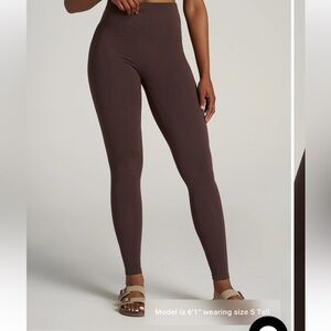 American Tall chocolate brown cotton leggings extra small tall